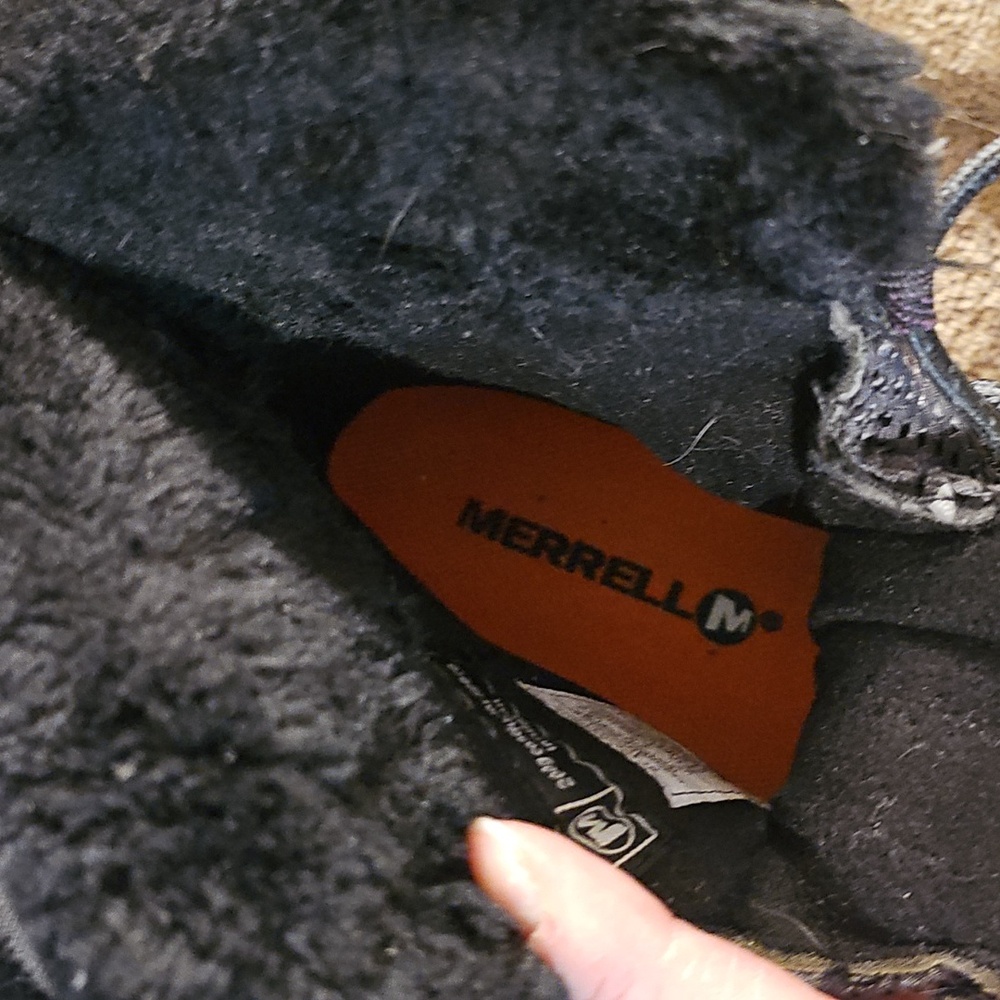 MERRELL Black and Gray Winter/Hiking Boots - Picture 3 of 4